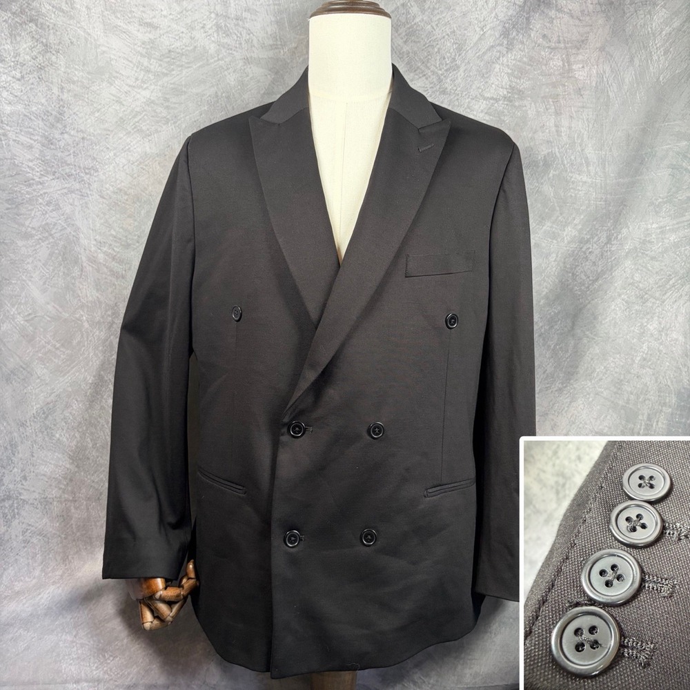 State & Liberty Double Breasted Blazer Sport Mens Athletic Blazer Surgeon Cuff